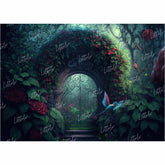 LB0817 Enchanted Doorway Backdrop